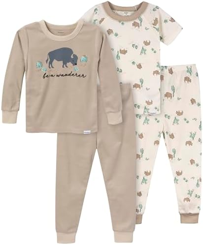 Gerber Toddler Pajama Set Soft Comfortable Easy to Wear