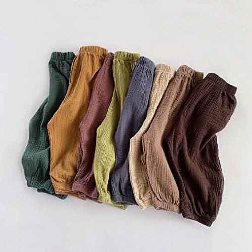 stackable lightweight soft comfortable Linen Pants for Kids