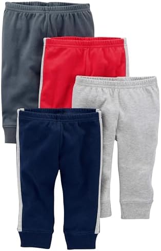 Simple Joys by Carters Unisex Babies Pants - 4-Piece Gifting Set