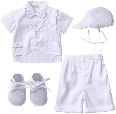 Booulfi Baptism Suit for Baby Boys