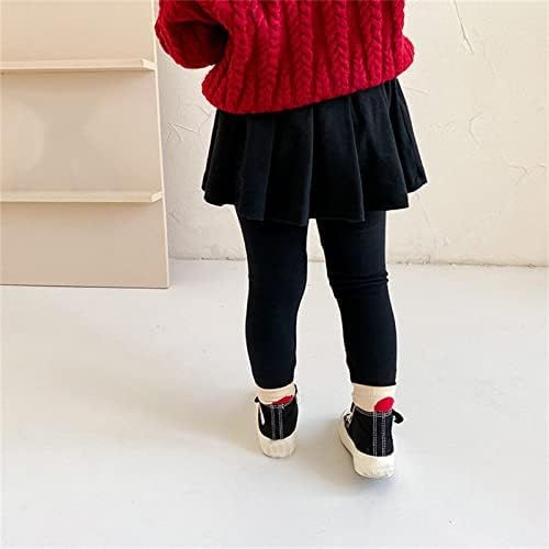 Ruffle Tutu Skirt for Toddlers - Stretchy Thermal Tights