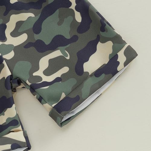 Wdehow Toddler Boys Summer Camouflage Sets