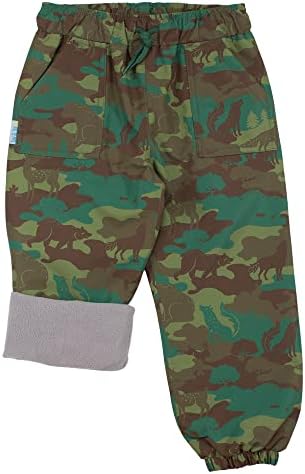 Warm and Dry Snow Pants for Kids Stayprotected SoftshellPants with Fleece Liner