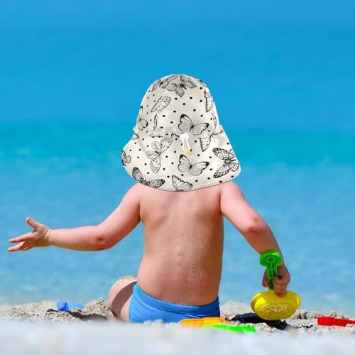 KLL Elegant Baby Boys Toddler Beach Hat UPF 50