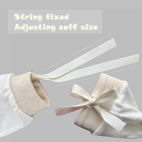 Organic Cotton Baby Mittens No Scratch Soft for Newborns