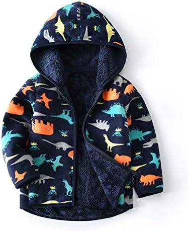 Feidoog Toddler Fleece Jacket - Soft Waterproof Cute Design Perfect for Kids