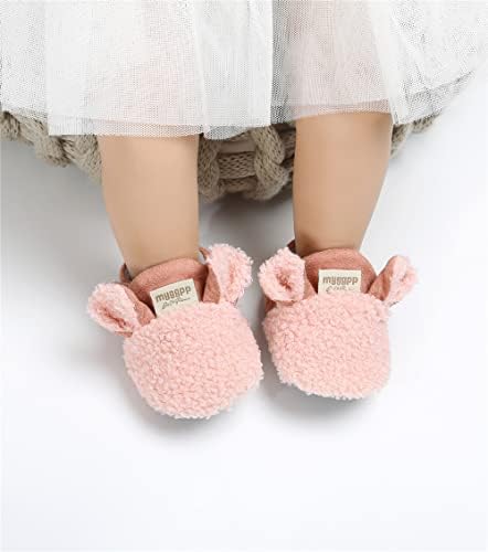 GDSDYM Baby Booties Cozy Fleece Slippers Soft Warm and Easy to Wear
