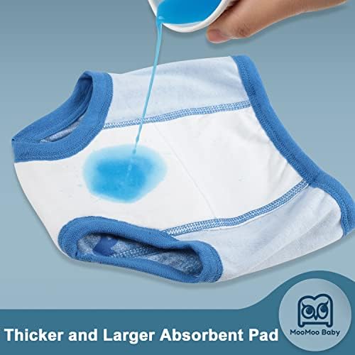 MooMoo Baby Potty Training Underwear 10 Pack for Toddlers