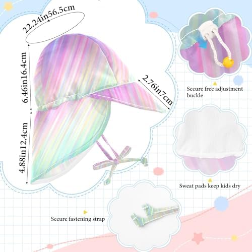 WIFIU Anamorphic Baby Sun Hat 2-4T