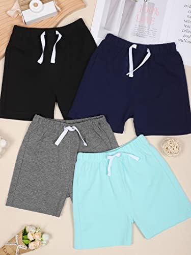 Resinta 4-Piece Baby Boys Cotton Shorts