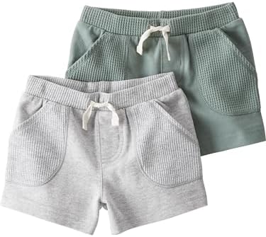 Little Planet by Carters Organic Cotton Shorts 3 Months Unisex