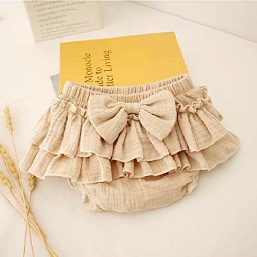 Newborn Girl Cotton Skirt Set with Built-in Shorts