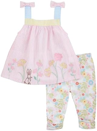 Look Adorable in the Floral Bunny Tunic Set