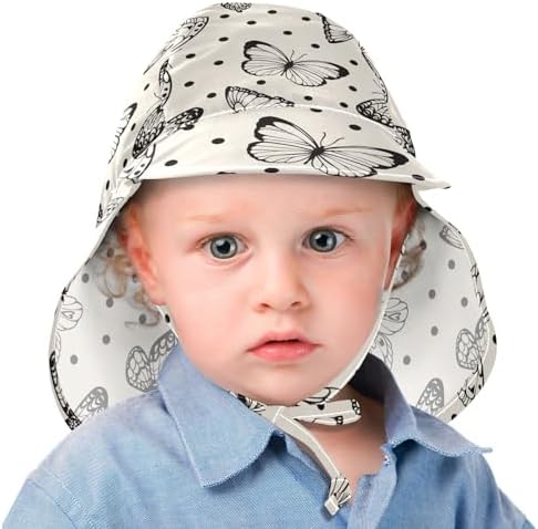 KLL Elegant Baby Boys Toddler Beach Hat UPF 50