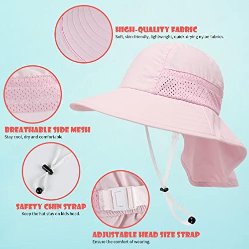 HONGTEYA Adjustable Toddler Sun Hat Upf 50