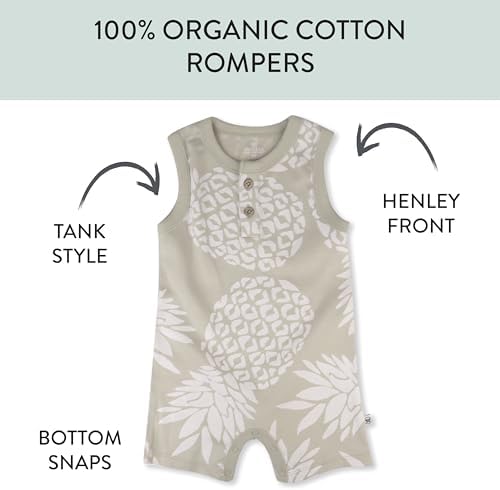 Honest Baby Boys Romper 100 Organic Cotton