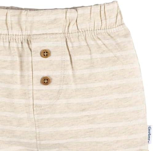 Perfect 3-Pack of Knit Shorts with Leg Cuff for Babies
