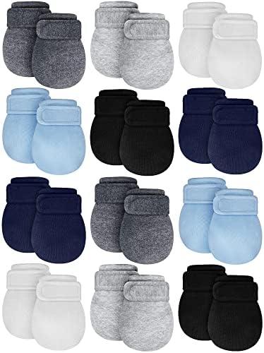 Newcotte Adjustable Baby Mittens for Newborns