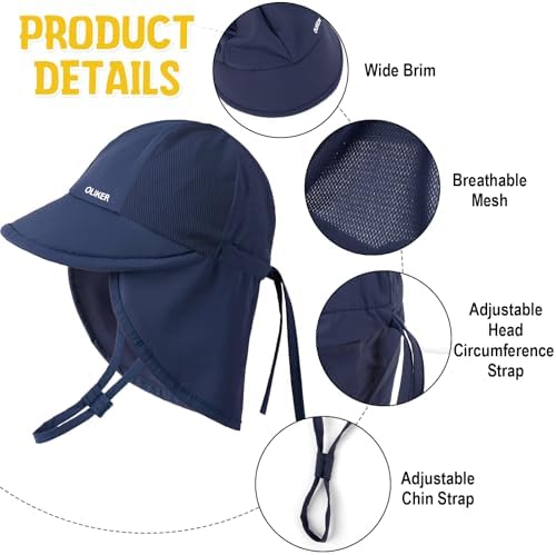 2-Piece Baby Sun Hat Set - UPF50 Quick-Drying toddler-friendly