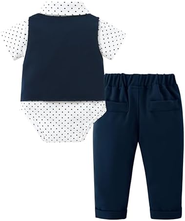 YALLET 4-Piece Baby Boys Outfits