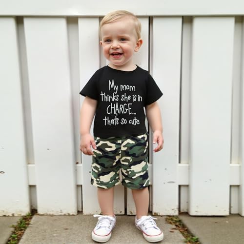 Wdehow Toddler Boys Summer Camouflage Sets