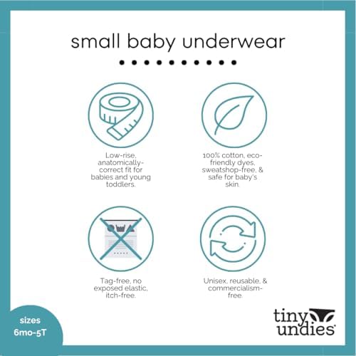 Tiny Undies Roomier Training Pants for Babies