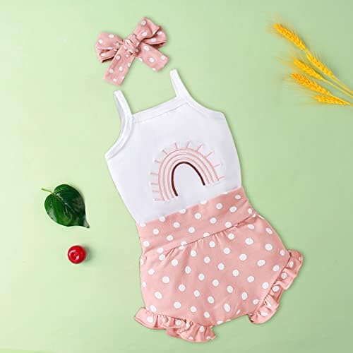 One Year Old Girl Camisole Romper Set