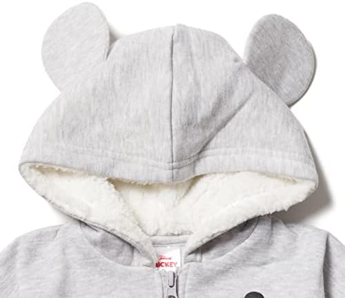 Mickey Mouse Simba Fleece Zip Up Hoodie Newborn Toddler