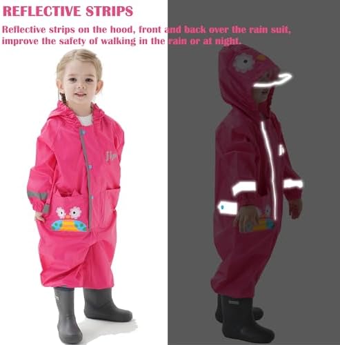 Fewlby Toddler Rain Jacket 1-10yr S-XL