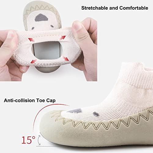 ExegaweBaby Exuberance Cartoon Non-Slip Sock Shoes