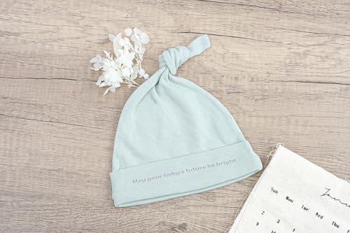 Personalized Embroidered Baby Hat with Name in White