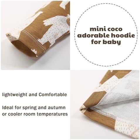 100 Cotton Toddler Wind-Proof Hoodie Fall Spring Fashion