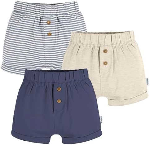 Gerber Baby 3-Pack Knit Shorts Perfect for Little Ones