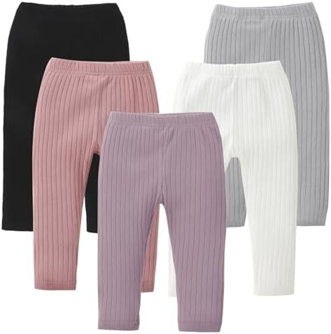 DREAM BUS 5-Piece Toddler Girls Pants Set - Style Comfort and Durability