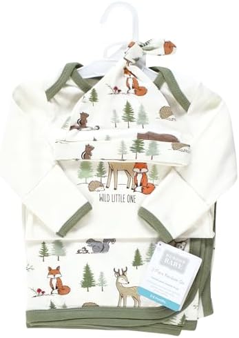 Unisex Baby Gown Set for 0-6 Months Hudson Baby