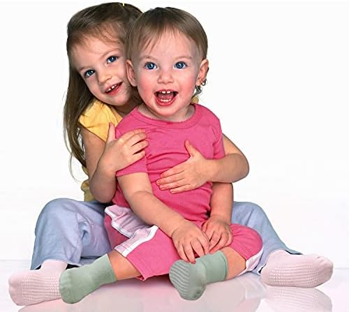 GRPSKCOS 12 Pairs Non-Slip Baby Socks for 0-7 Years
