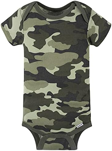 Gerber Baby Boys Four-Pack Short Sleeve Onesies Bodysuits