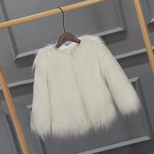 Warm Faux-Fur Jacket for Baby Girls