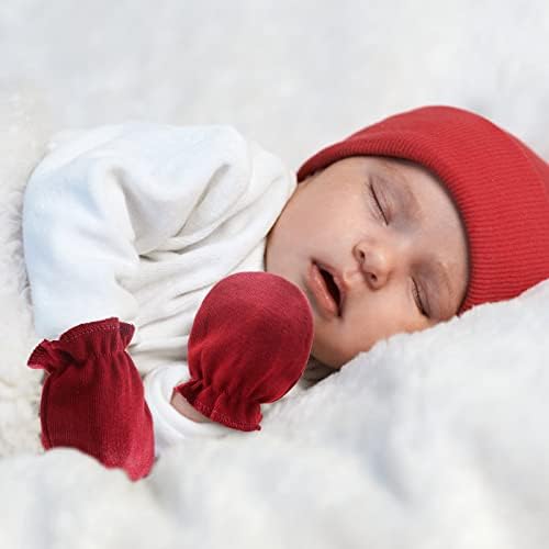 DRESHOW Baby mittens Soft Elastic 8 Pairs for 0-6 Months