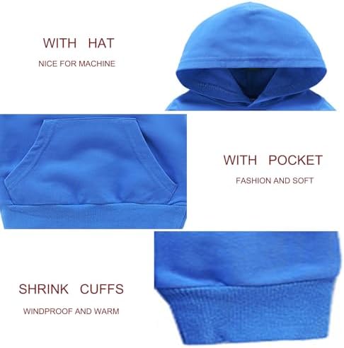 RUIBETYHUA Cute Solid Color endif-println Baby Hoodie