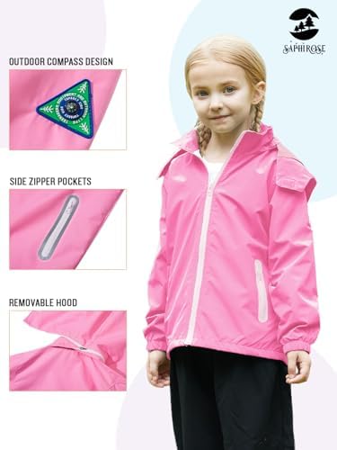 SaphiRose Kids Rain Jacket