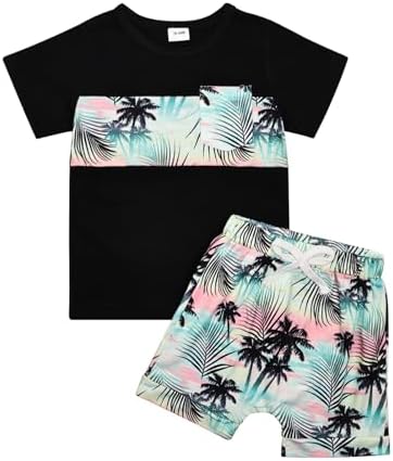 CETEPY Toddler Boy Summer Outfit Set 12M-4Y