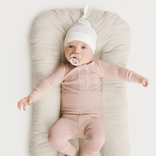 8-Piece Knot Beanie Hats for Newborns Soft Stretchy