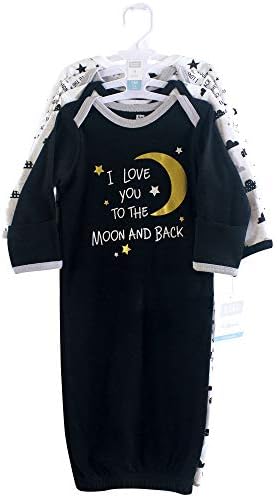 Hudson Baby Soft Cotton Gown for Baby Girls