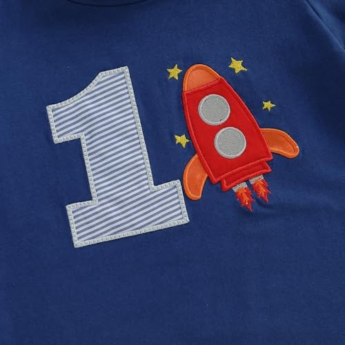 Space RocketRomper for 1st Birthday