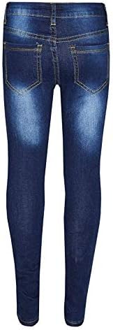 Unisex Boys Cotton Slim Jeans Pants