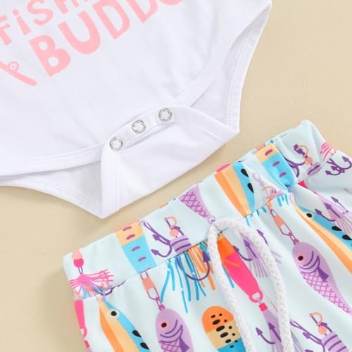 YouweixiongNewborn Boy Girl Summer Romper 3Pcs