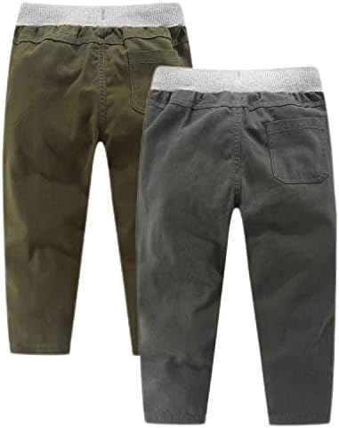 Cotton Fit for Toddler Boys 2PK Pants for 2-9 yrs
