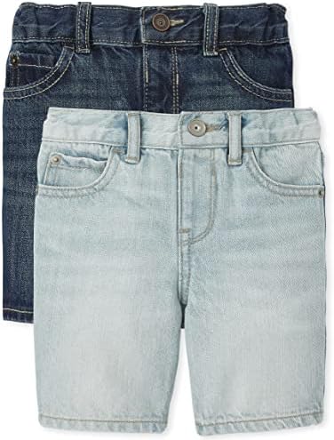 The Childrens Place Boys and Toddler Denim Shorts Breathable Comfortable