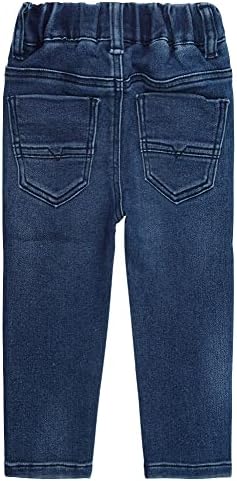 KIDSCOOL SPACE Baby Girls Washable Soft Cotton Denim Jeans